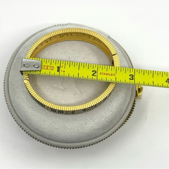 FREIDA ROTHMAN WOMEN OF STRENGTH BLACK RHODIUM And PLATINUM BANGLE BRACELET NEW - Picture 15 of 17